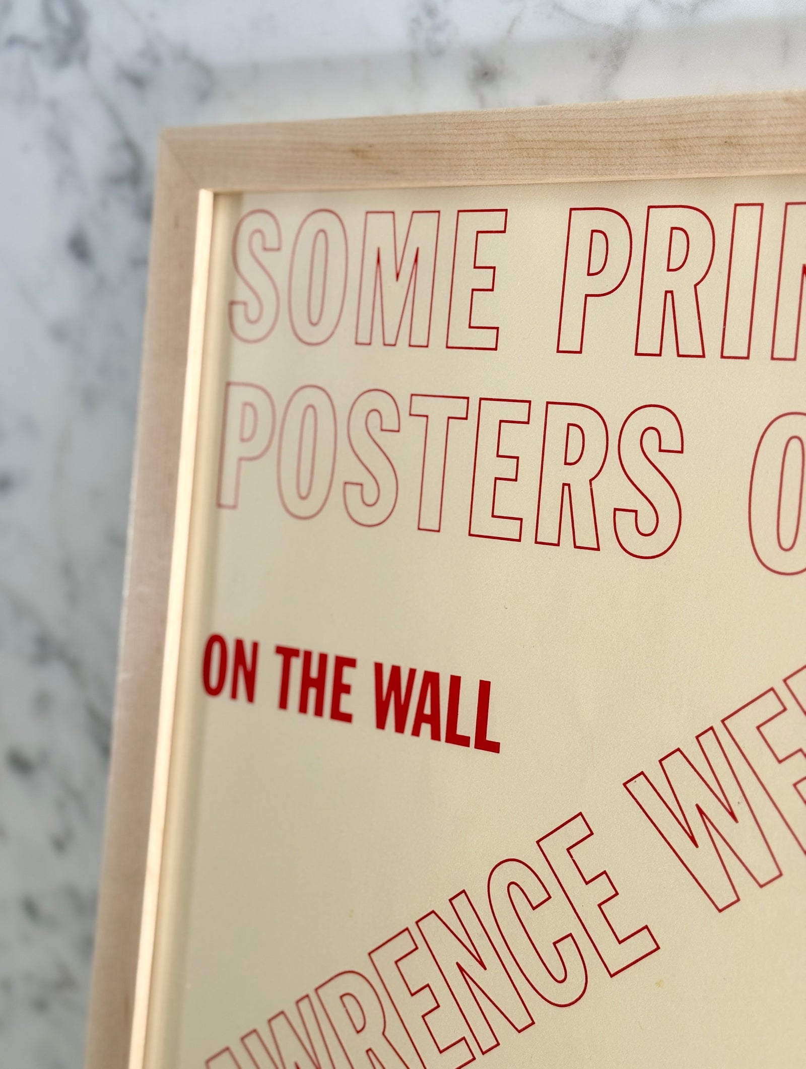Lawrence Weiner Bound and Unbound by Found Art-Found Art-Poster Child Prints