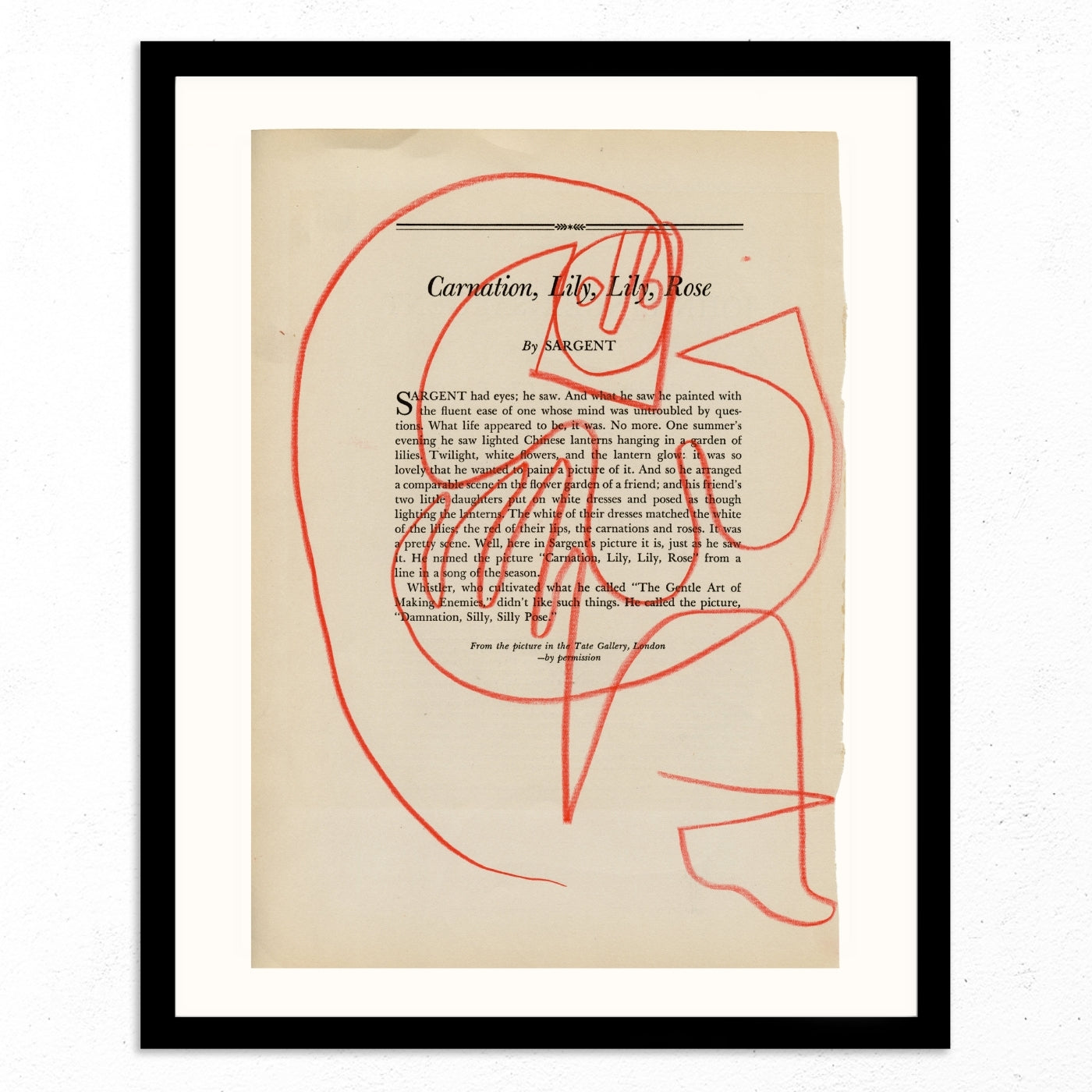 Carnation, Lily, Lily, Rose by Jessalyn Brooks-Original Artwork-Poster Child Prints