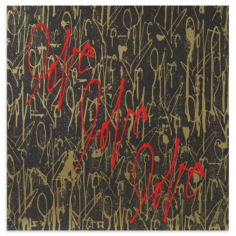 Untitled Gold, Artist Edition by Curtis Kulig-Artist Edition-Poster Child Prints