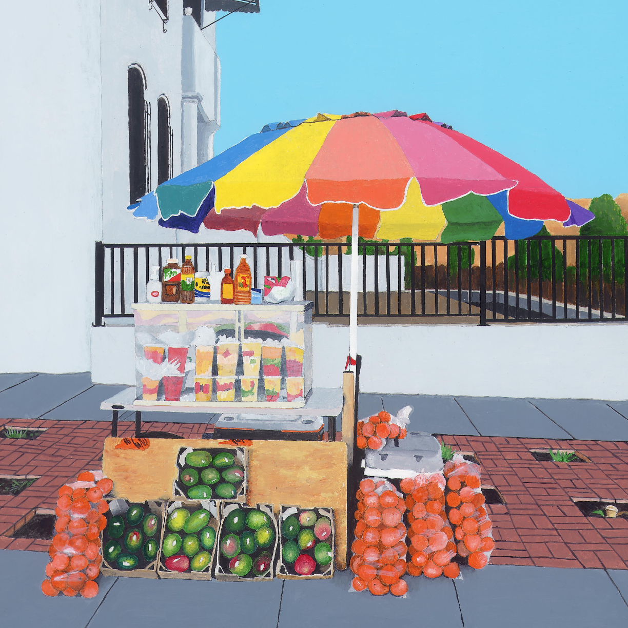 Fruit Stall LA by Horace Panter-Giclée Print-Poster Child Prints