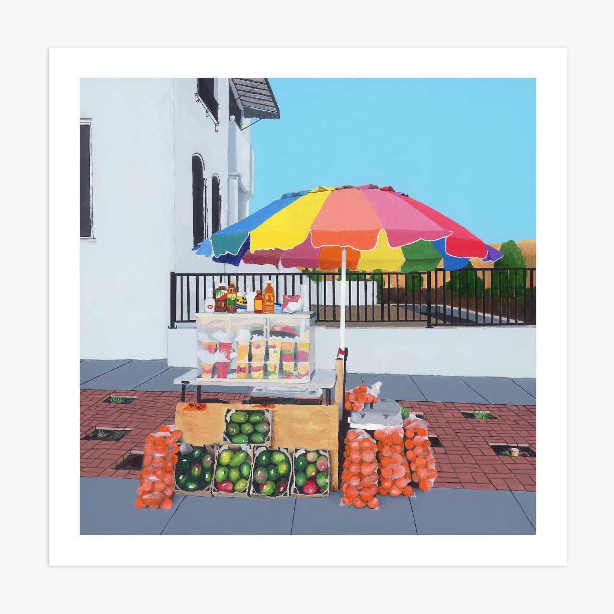 Fruit Stall LA by Horace Panter-Giclée Print-Poster Child Prints