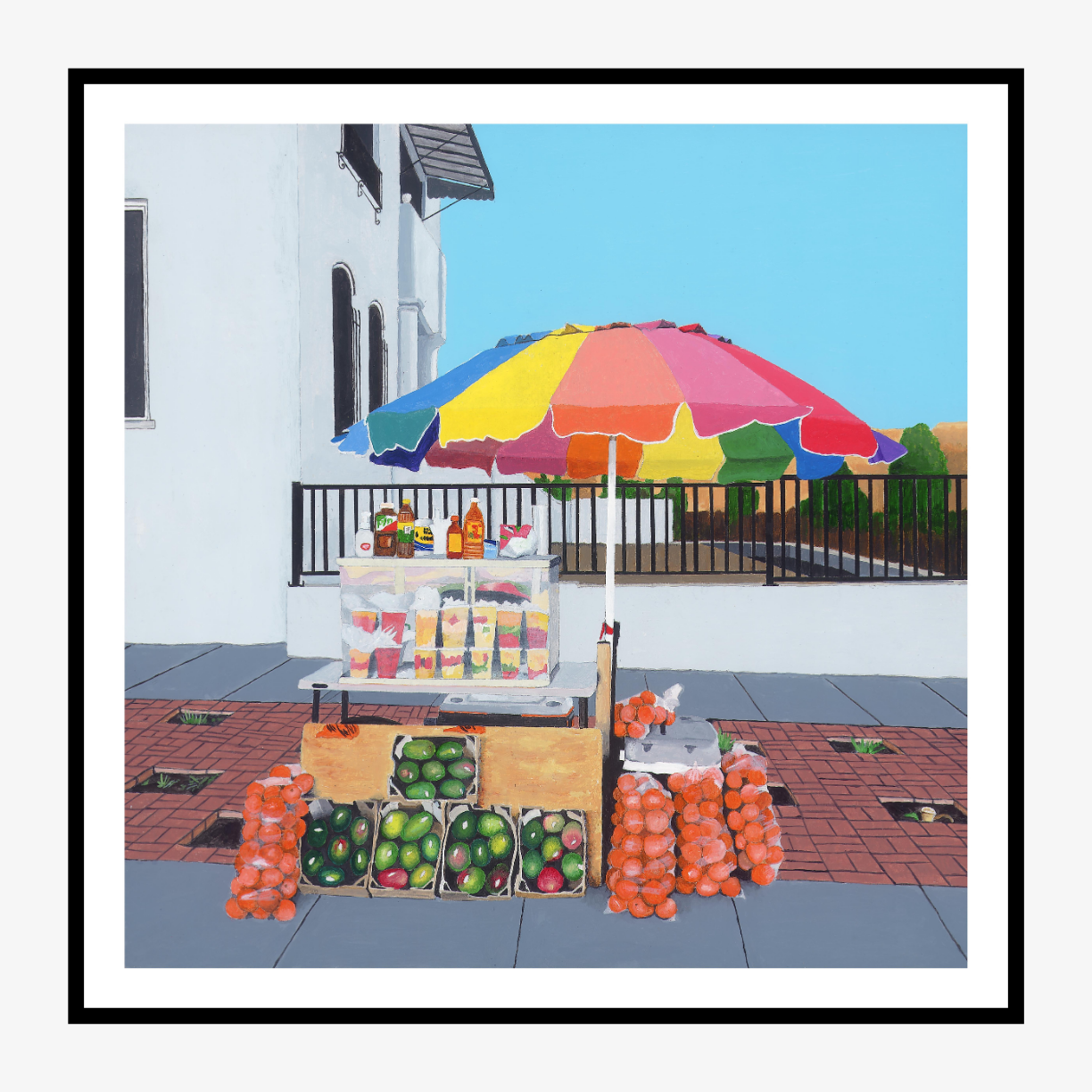 Fruit Stall LA by Horace Panter-Giclée Print-Poster Child Prints