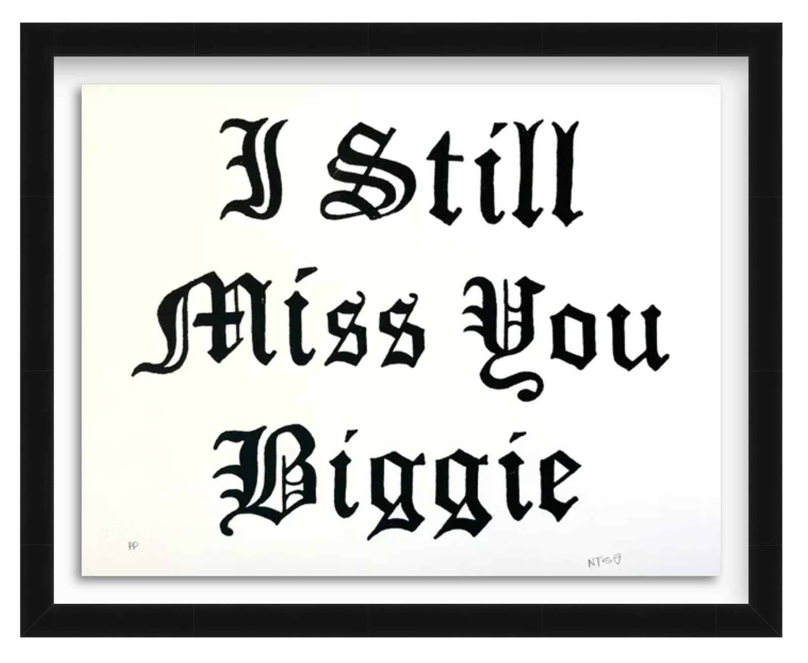 Biggie Smalls Framed by Collection-Studio Editions-Poster Child Prints
