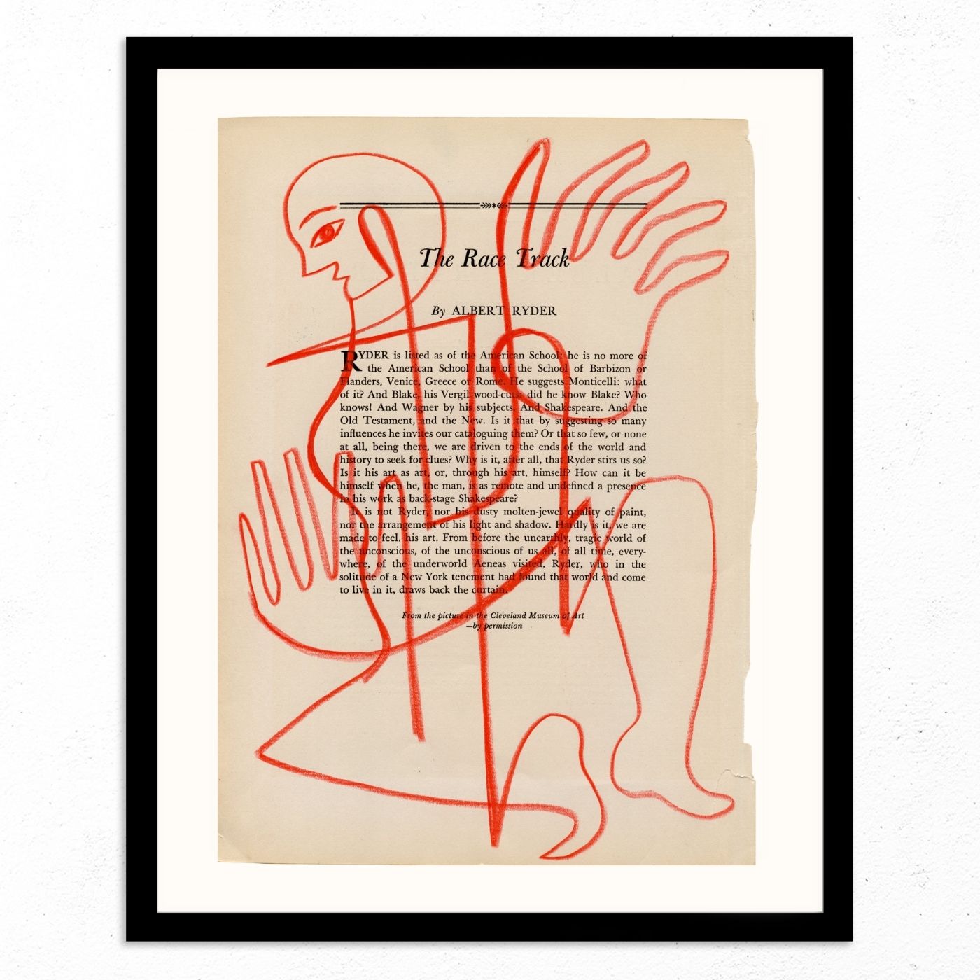 The Race Track by Jessalyn Brooks-Original Artwork-Poster Child Prints