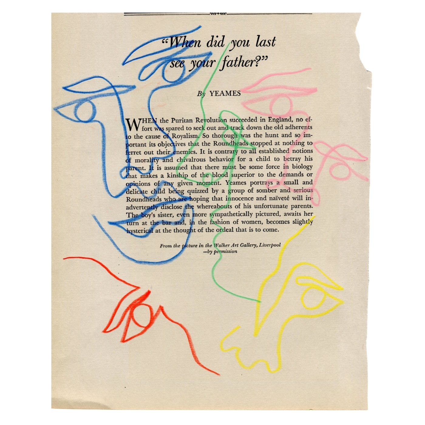 When did you last see your father 2 by Jessalyn Brooks-Original Artwork-Poster Child Prints