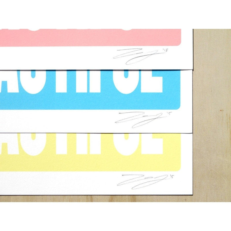 Sorry You're Beautiful - Pastel Yellow by Michael Coleman | Print | Poster Child Prints