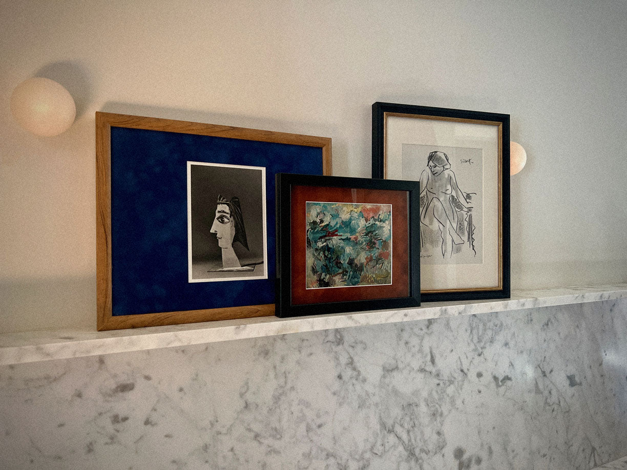 Blue Suede Picasso by Found Art-Found Art-Poster Child Prints