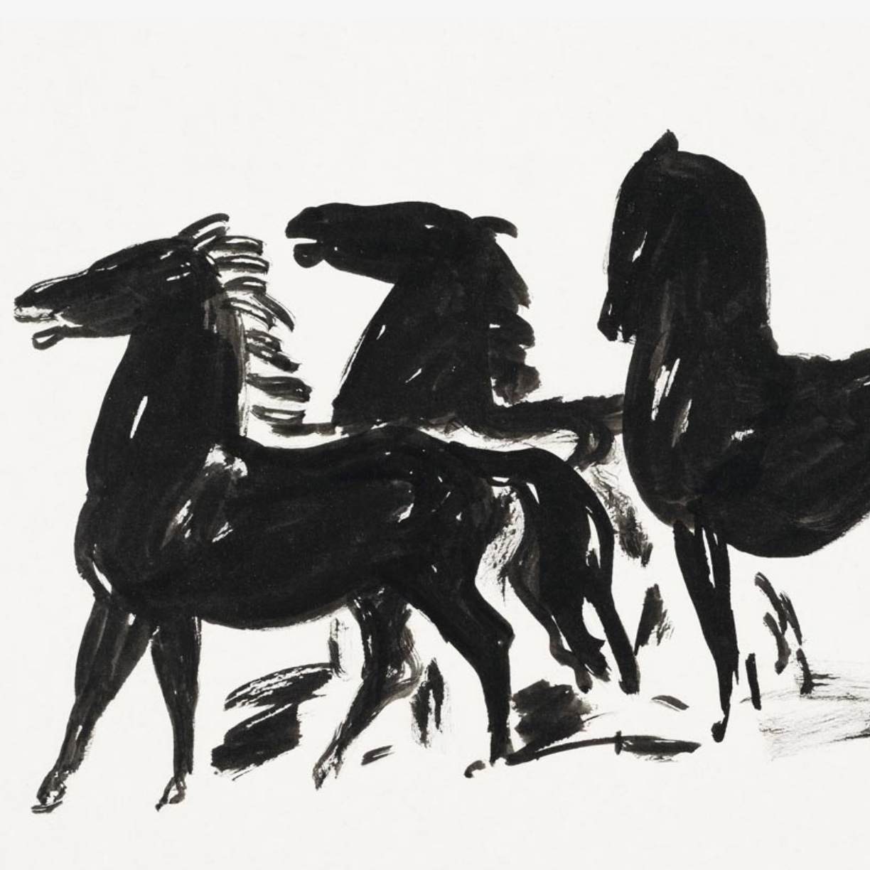 Shadow Horses by Collection-Studio Editions-Poster Child Prints