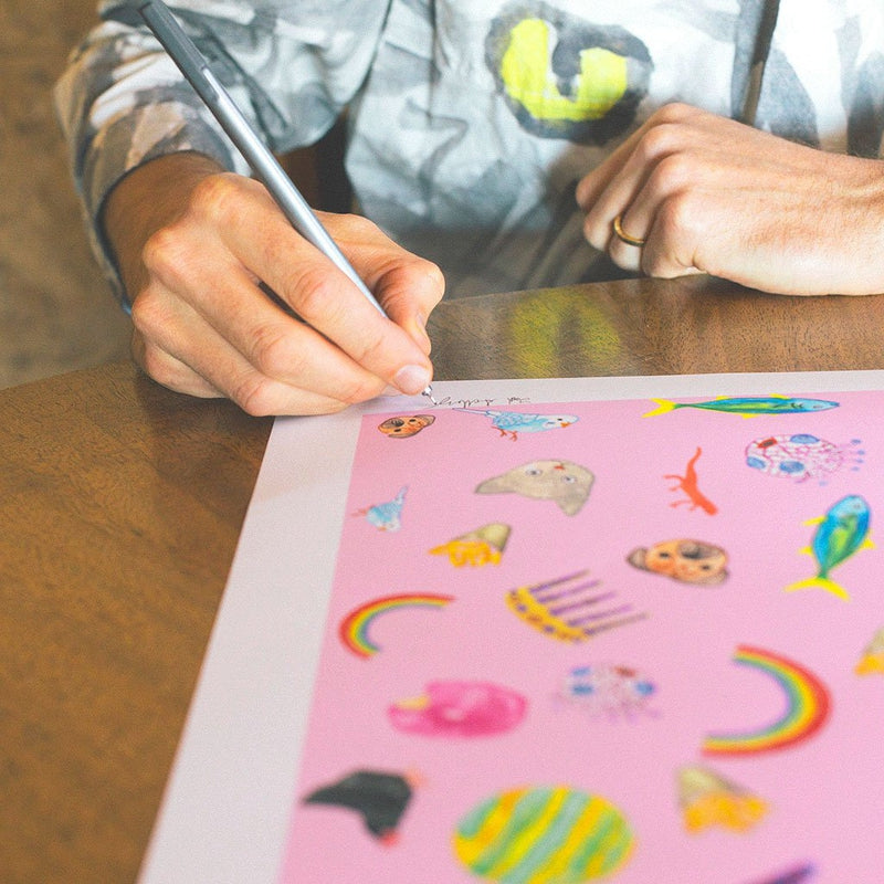 The Selby's Pink World by Todd Selby | Print | Poster Child Prints