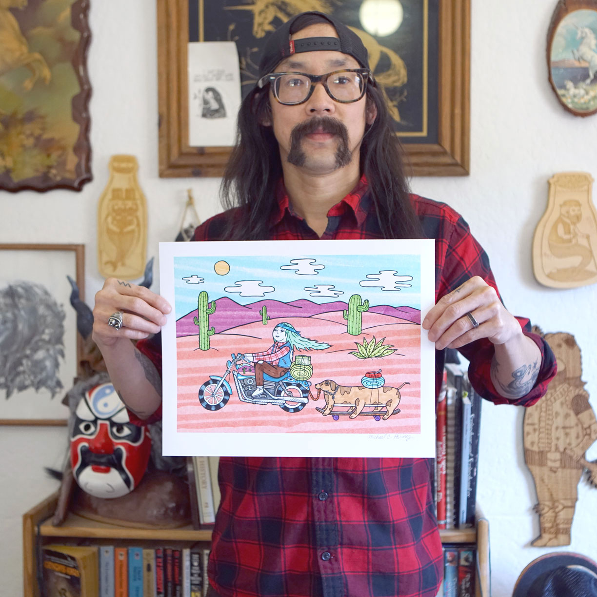 On the Magical Bike Adventure... by Michael C. Hsiung | Print | Poster Child Prints