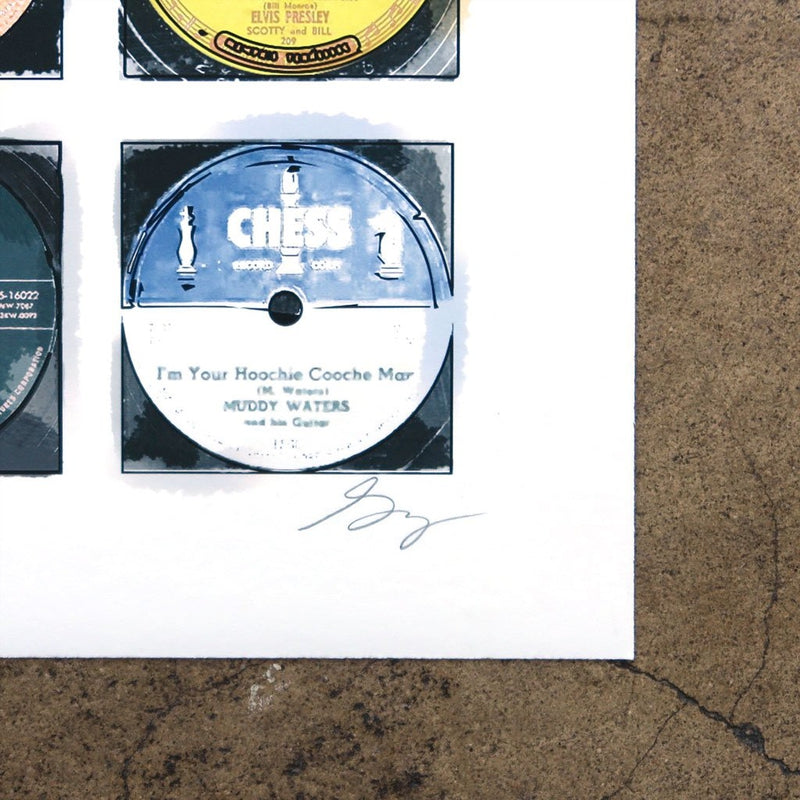 Vintage 45s by Greg Foley | Print | Poster Child Prints