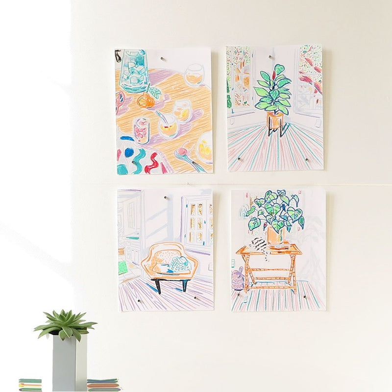 New Plant in the Corner by Jimmy Thompson | Original Artwork | Poster Child Prints