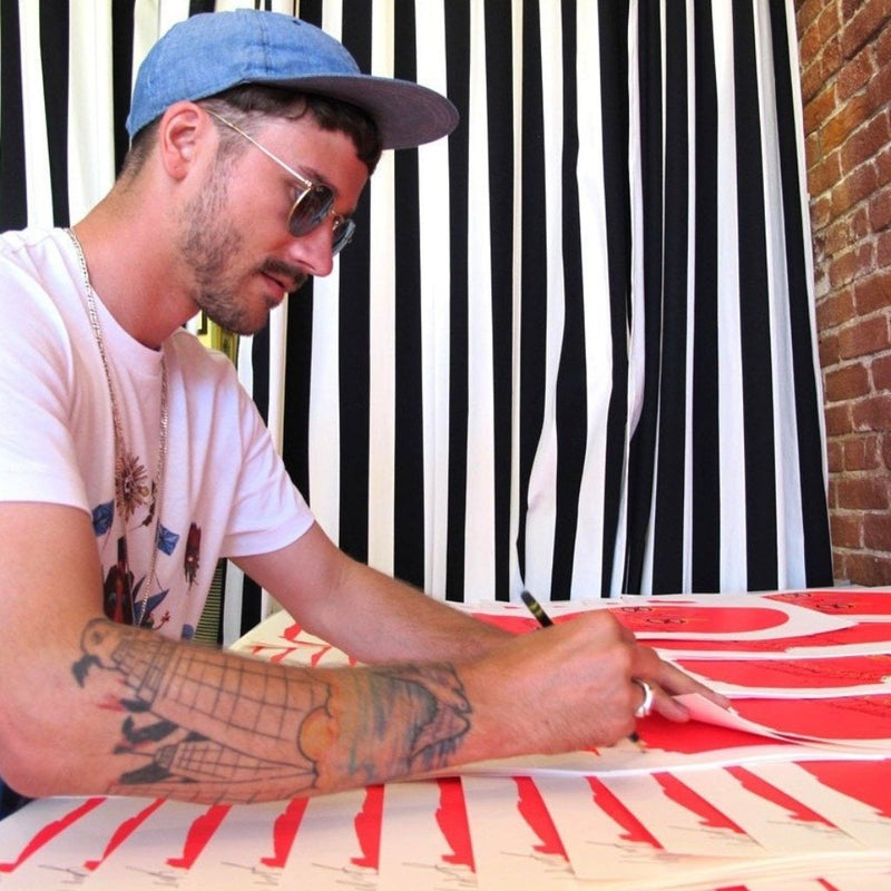 Untitled (Pink Head) by John Gourley | Archive | Poster Child Prints