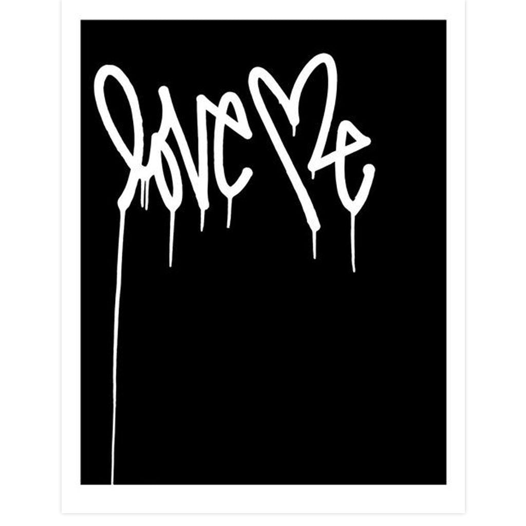 Love Me, Black - Archive by Curtis Kulig | Archive | Poster Child Prints