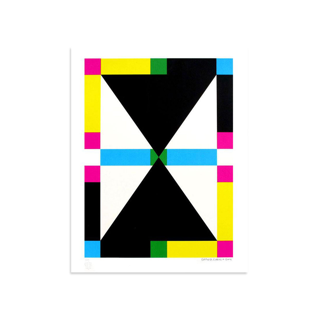 4 Shapes in 6 Colors - Color Rotation 2 by Erin D. Garcia | Print | Poster Child Prints