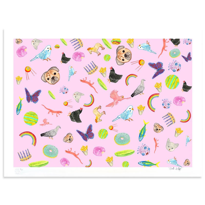 The Selby's Pink World by Todd Selby | Print | Poster Child Prints