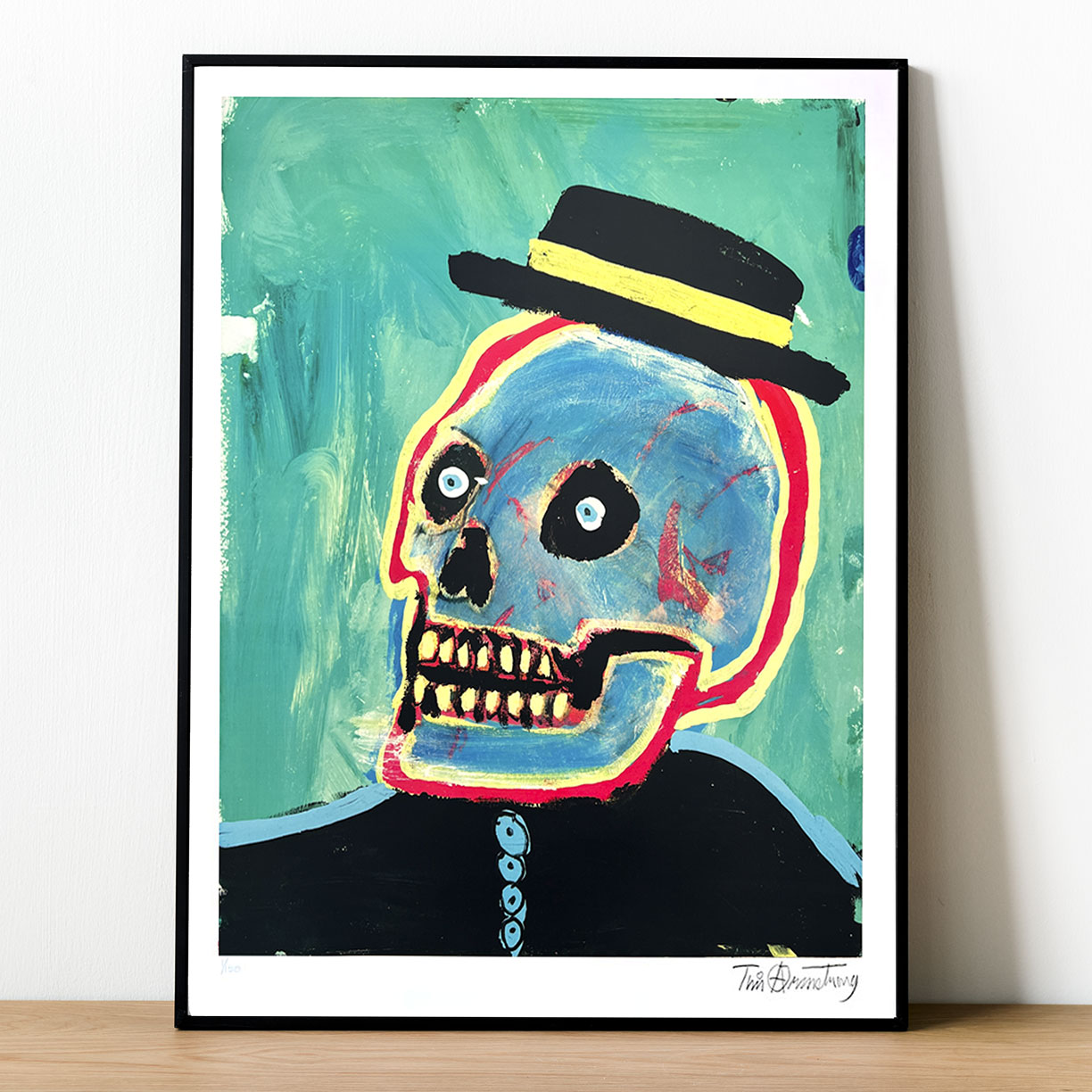 Topper Skull by Tim Armstrong-Screen Print-Poster Child Prints