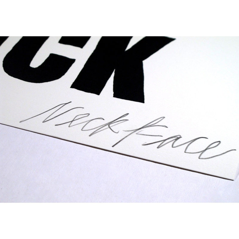 Bad Luck, No Luck by Neckface | Print | Poster Child Prints