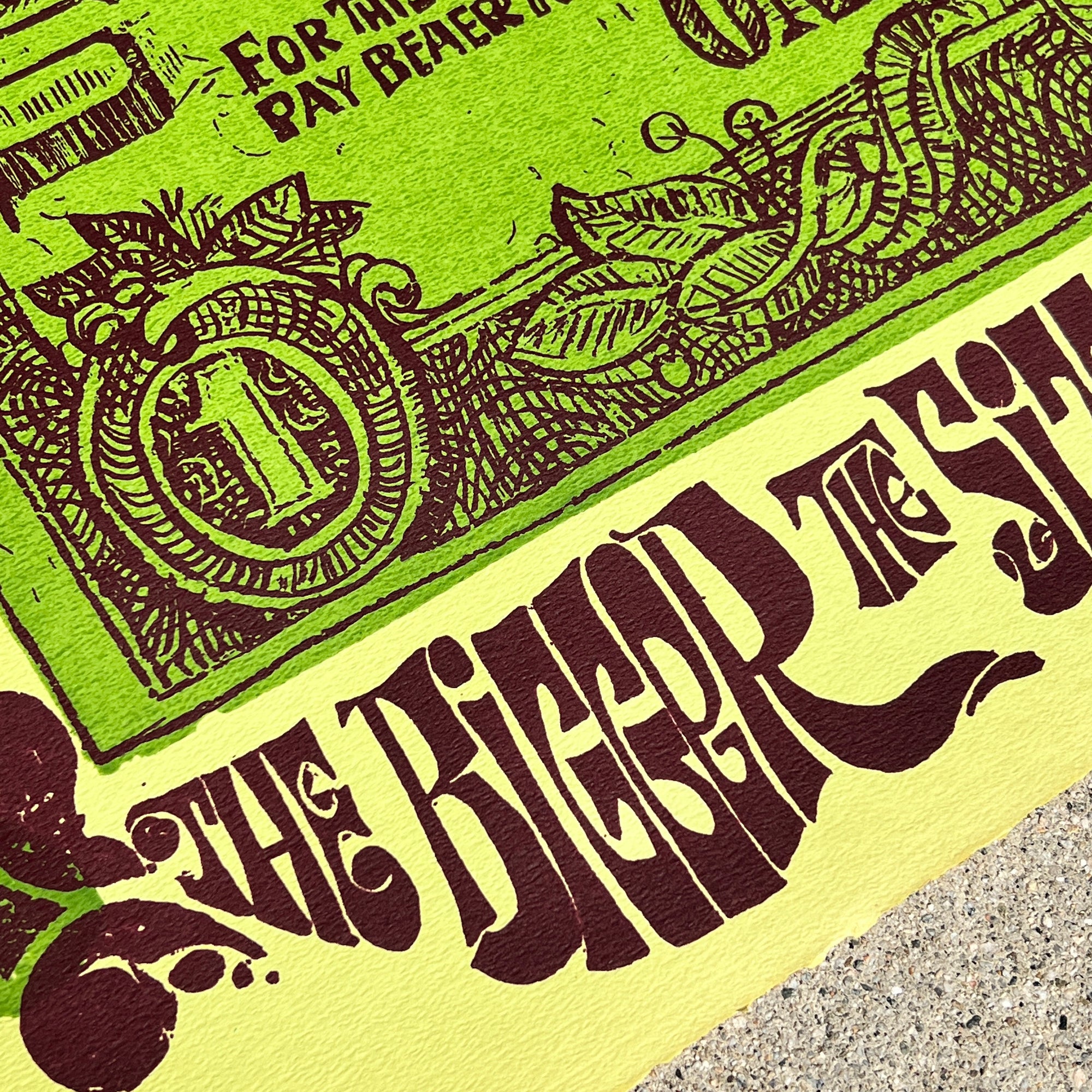 Inflated Dollar by David Weidman-Screen Print-Poster Child Prints