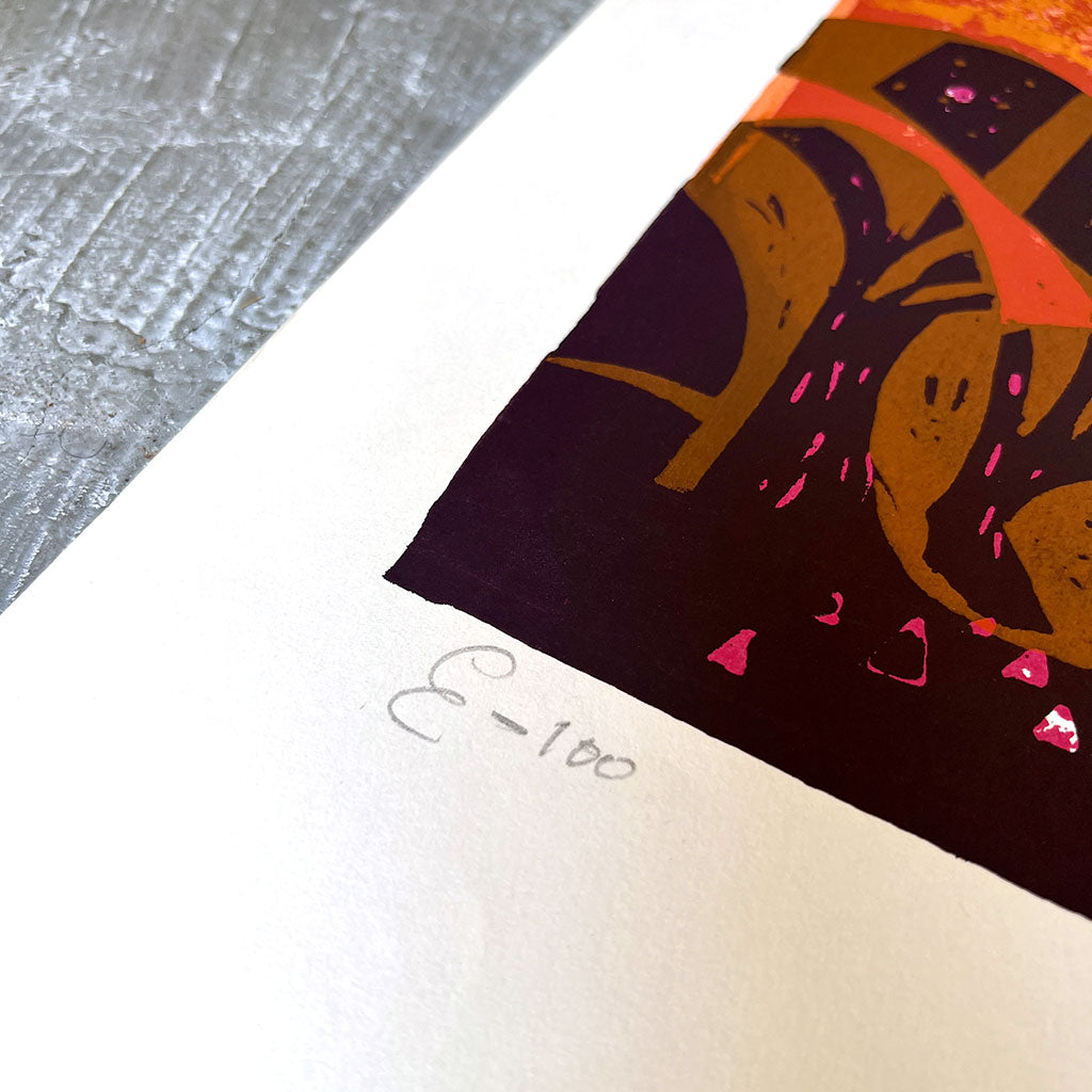 Rooster II by David Weidman-Screen Print-Poster Child Prints