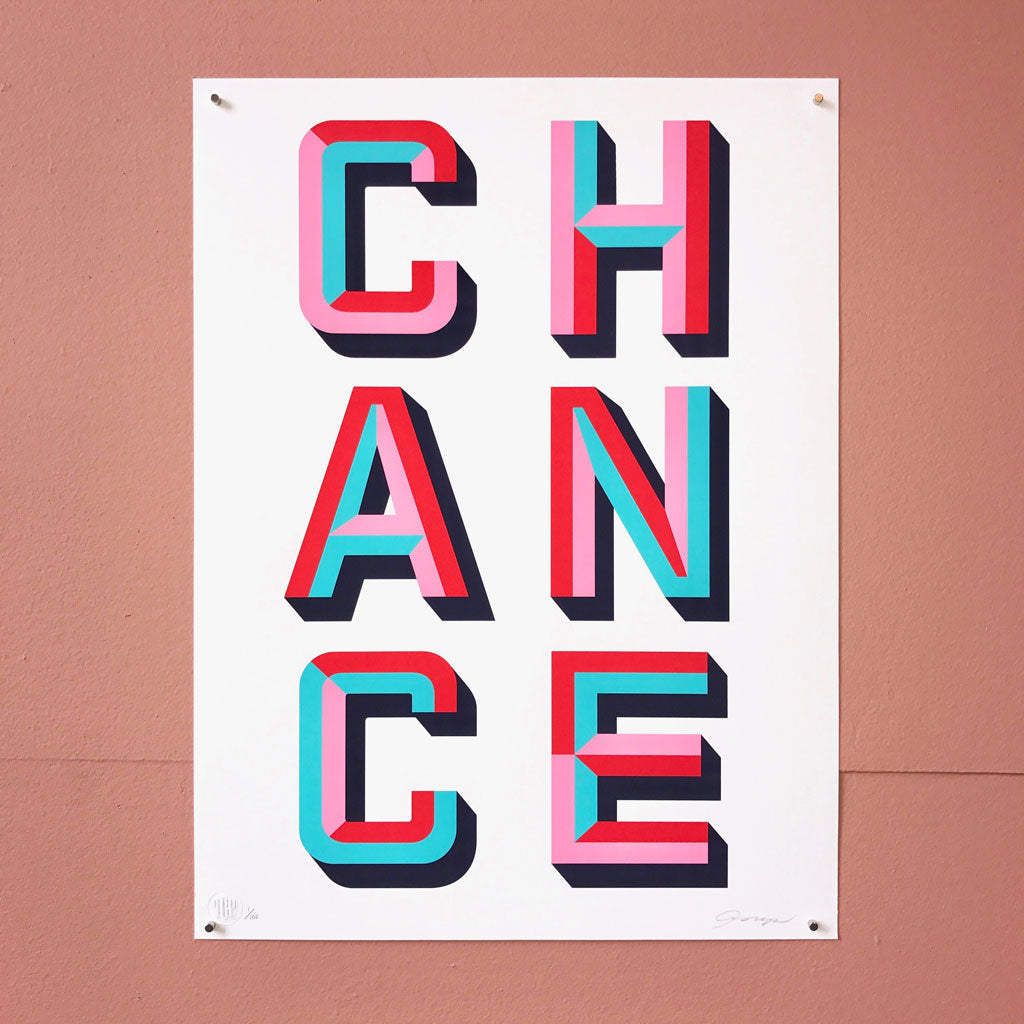 Check out our latest print release, CHANCE by ASVP !