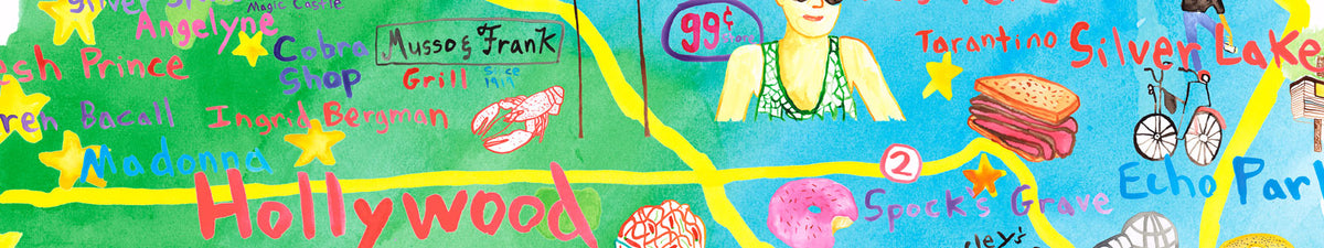 Todd Selby limited edition prints at Poster Child Prints