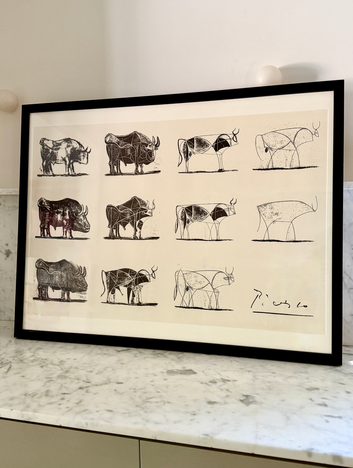 Le Taureau (Bull Studies) by Found Art-Found Art-Poster Child Prints