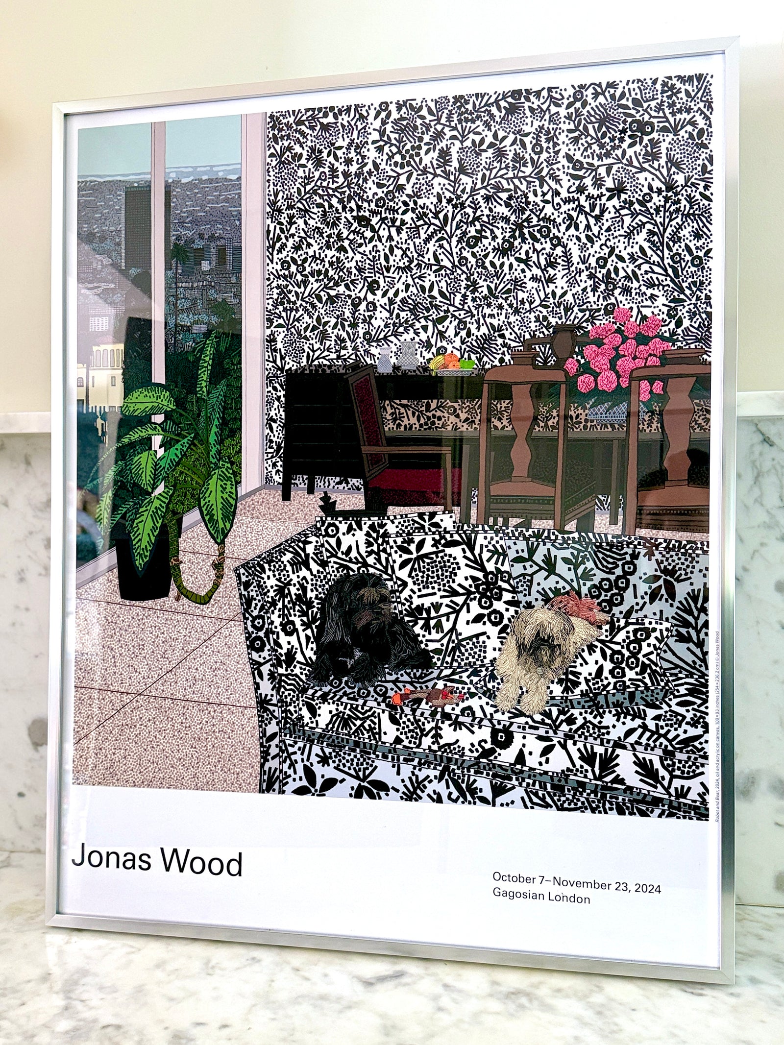 Jonas Wood "Robot and Bear" by Found Art-Found Art-Poster Child Prints