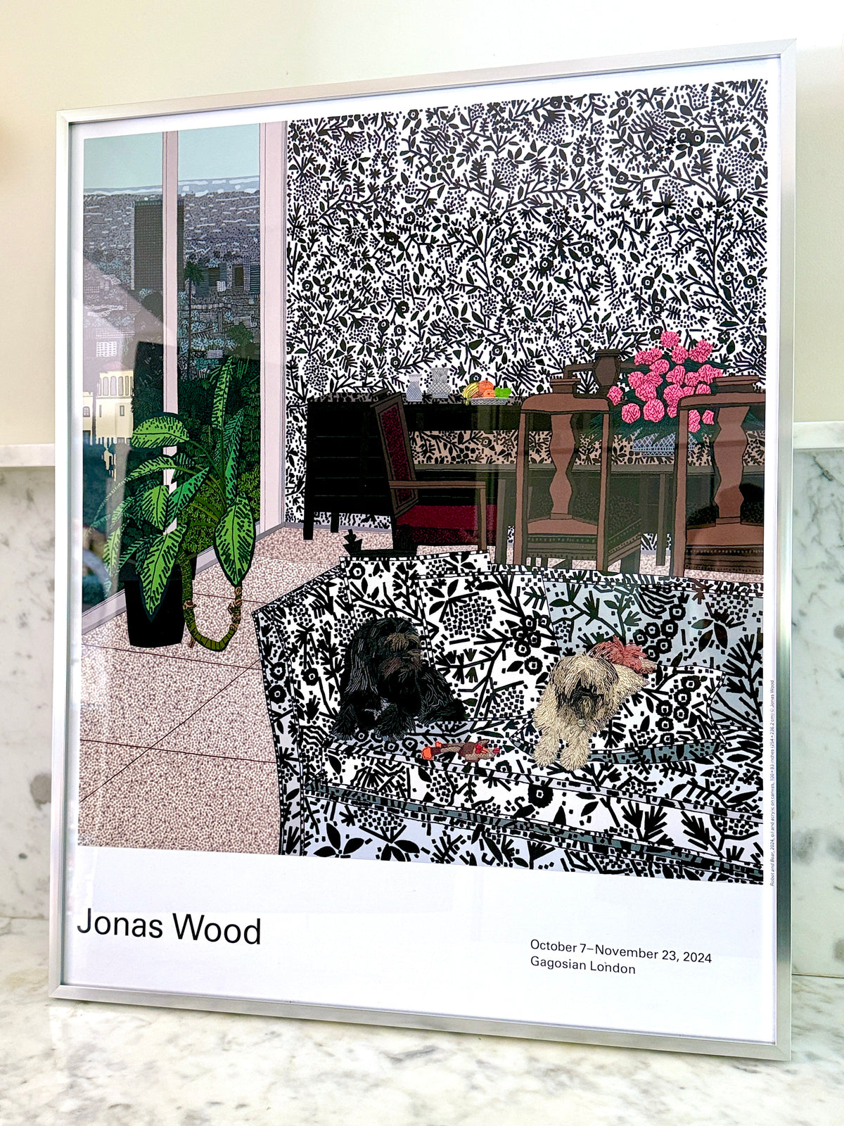 Jonas Wood "Robot and Bear" by Found Art-Found Art-Poster Child Prints