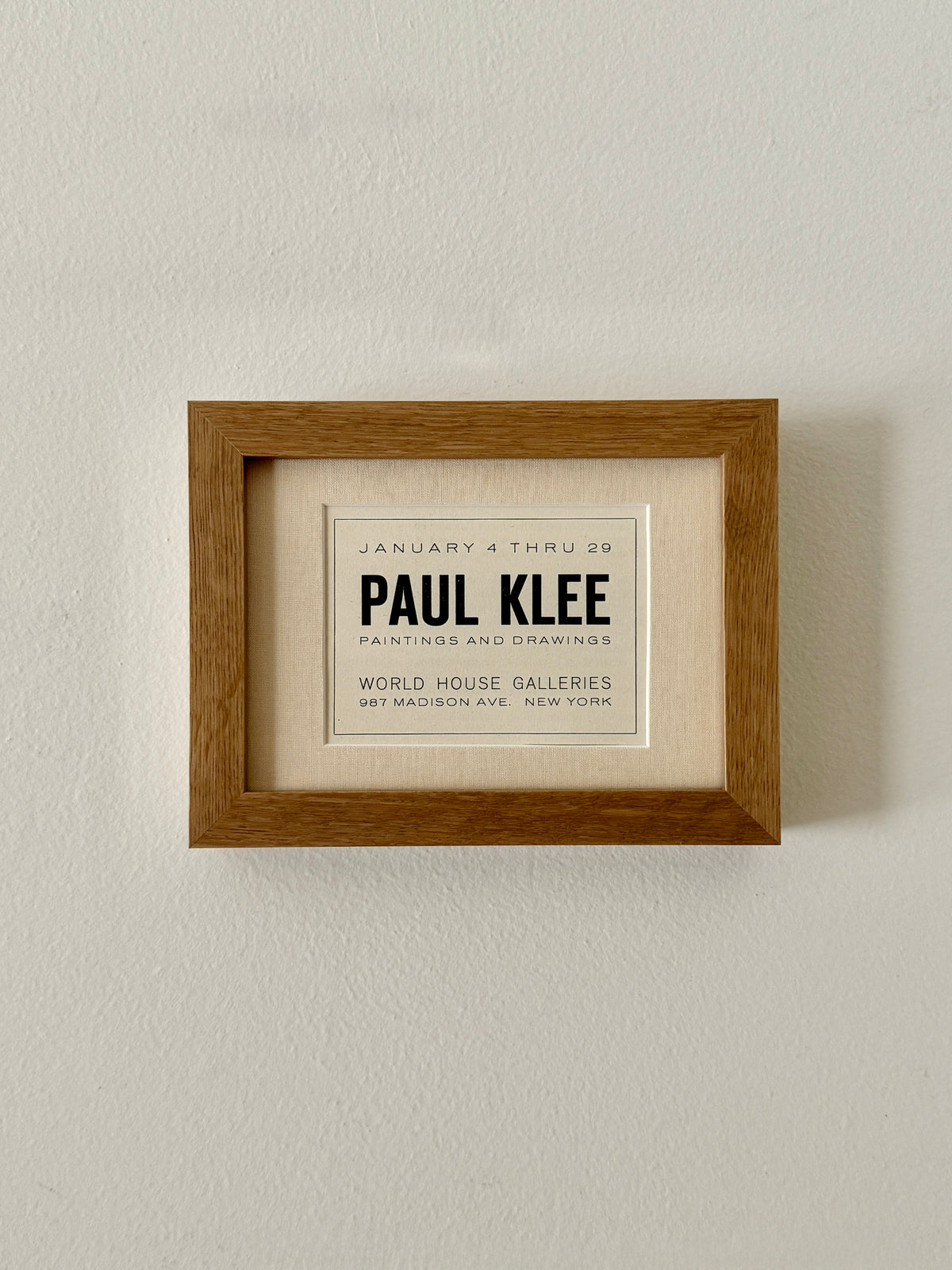 Paul Klee – Exhibition Card by Found Art-Found Art-Poster Child Prints