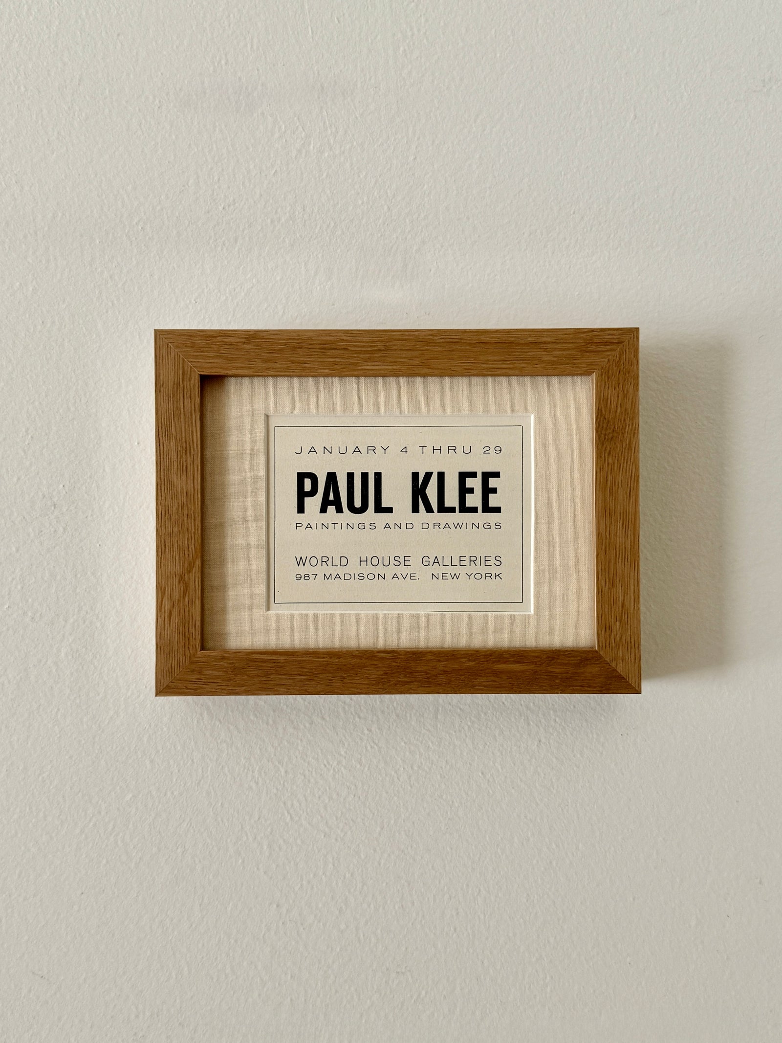 Paul Klee – Exhibition Card by Found Art-Found Art-Poster Child Prints