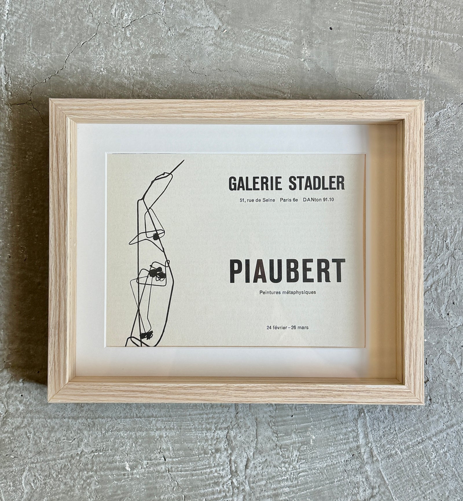 Piaubert – Galerie Stadler Exhibition Ad by Found Art-Found Art-Poster Child Prints