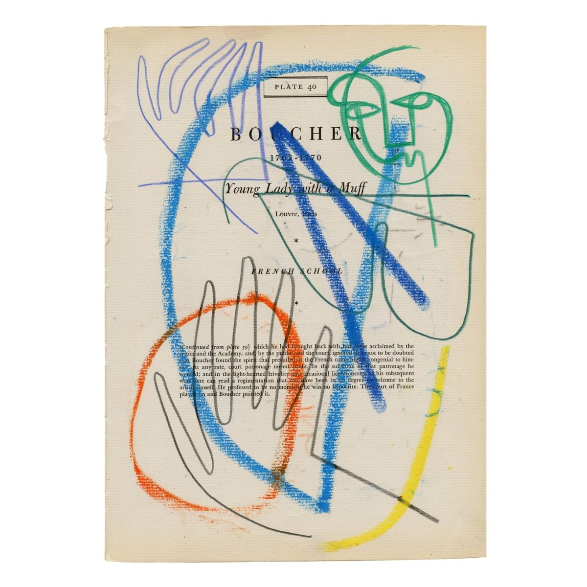 Boucher Plate 40 by Jessalyn Brooks-Original Artwork-Poster Child Prints