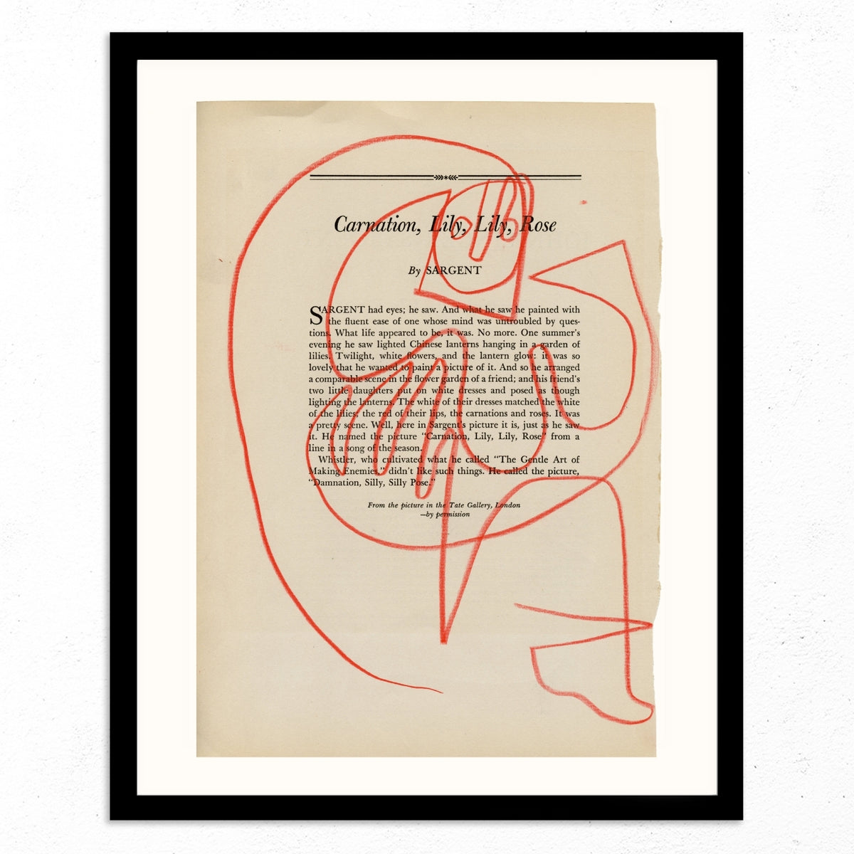 Carnation, Lily, Lily, Rose by Jessalyn Brooks-Original Artwork-Poster Child Prints