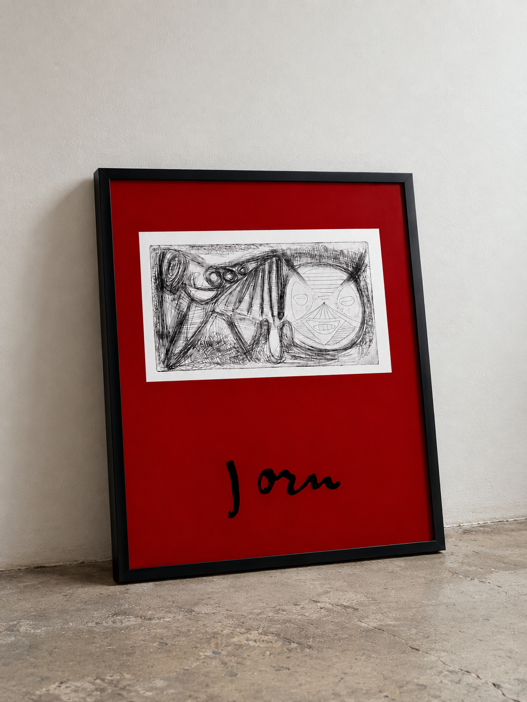 Joan Miró — Abstract Figure with Masked Face by Found Art-Found Art-Poster Child Prints