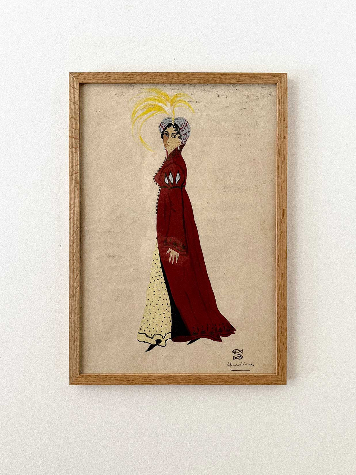 Crimson Coat by Found Art-Found Art-Poster Child Prints