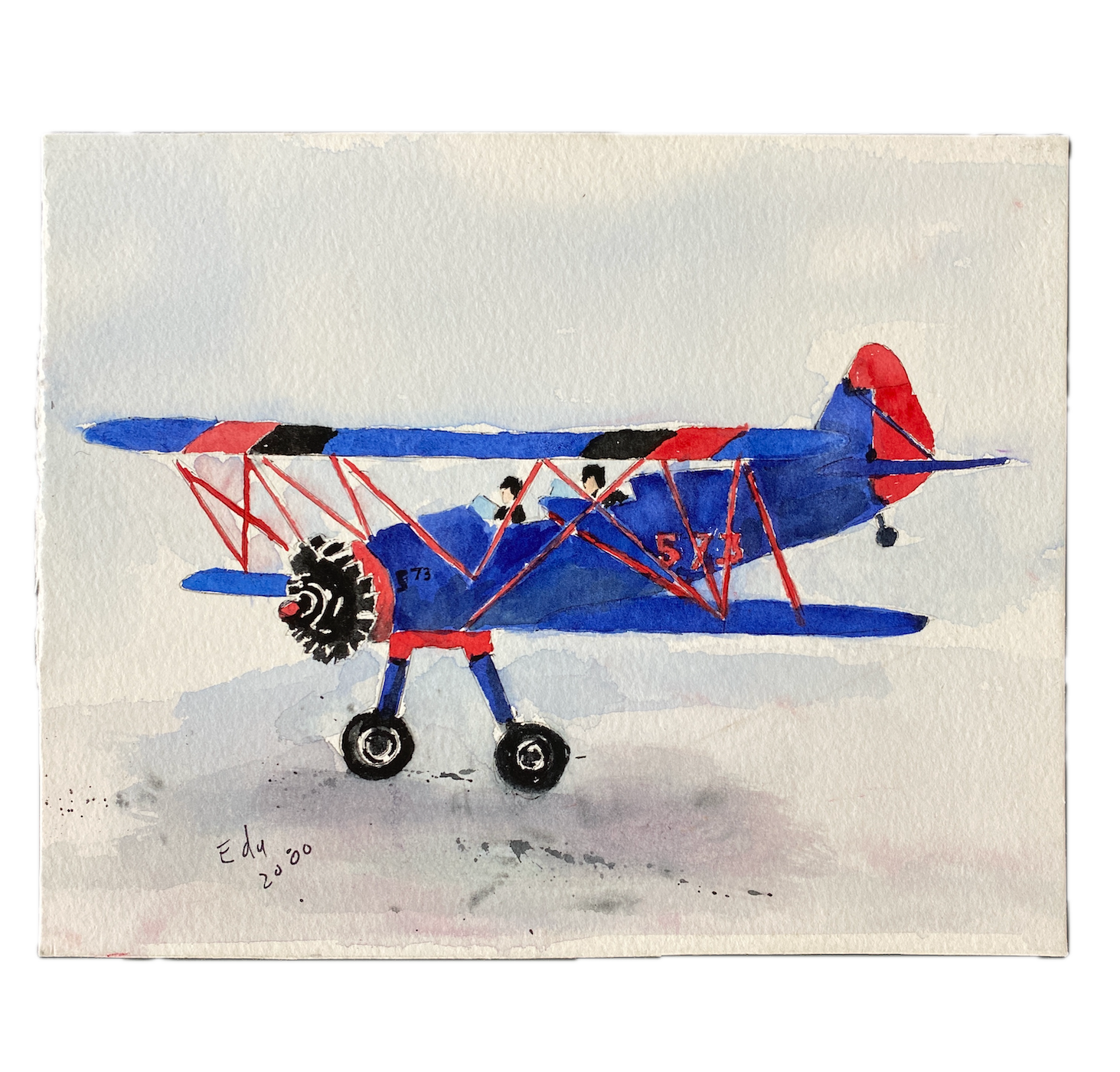 Eddy’s Plane by Found Art-Found Art-Poster Child Prints