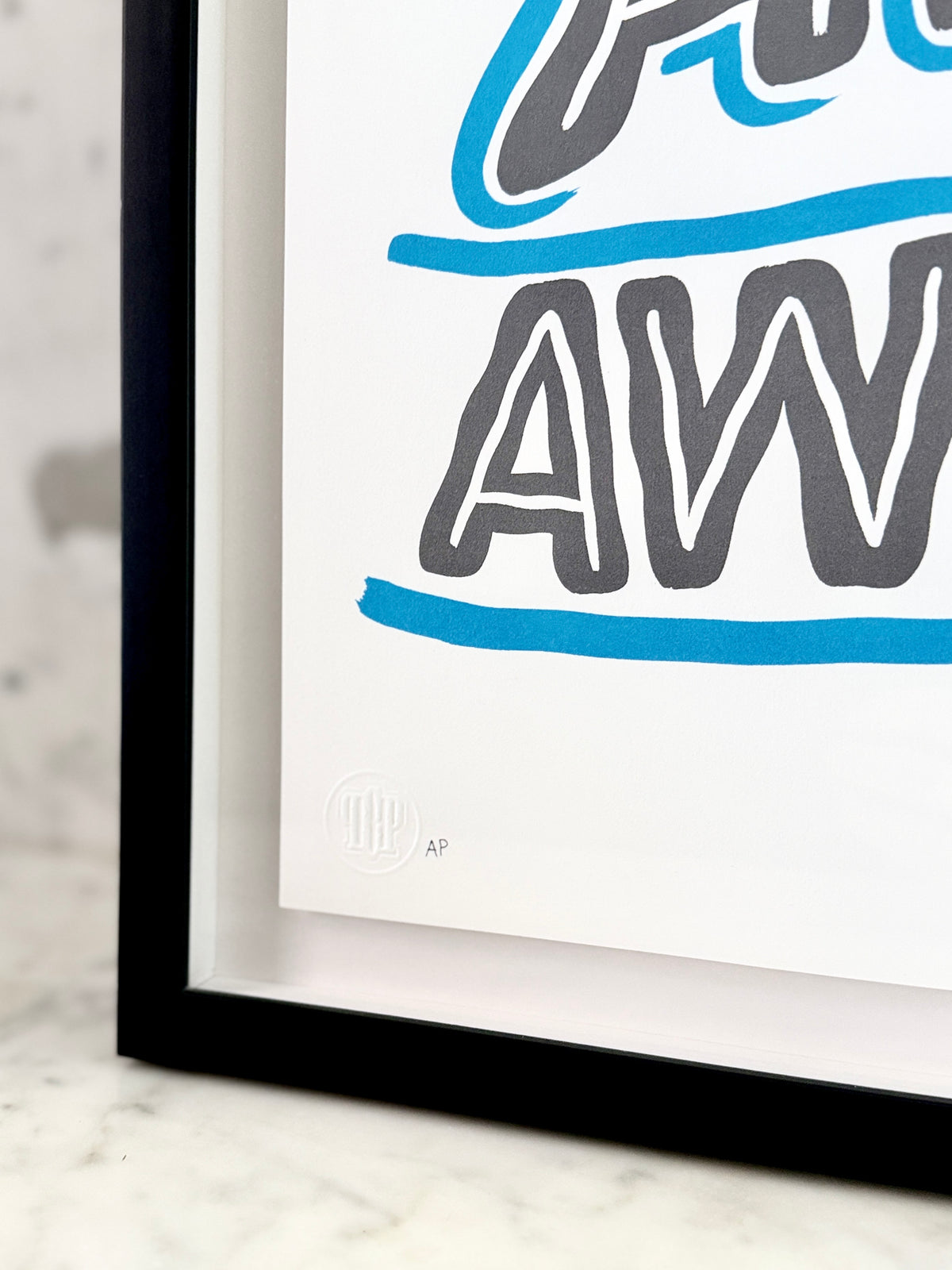 Never Perfect But Always Awesome - Framed by Ornamental Conifer-Artist Limited Editions-Poster Child Prints