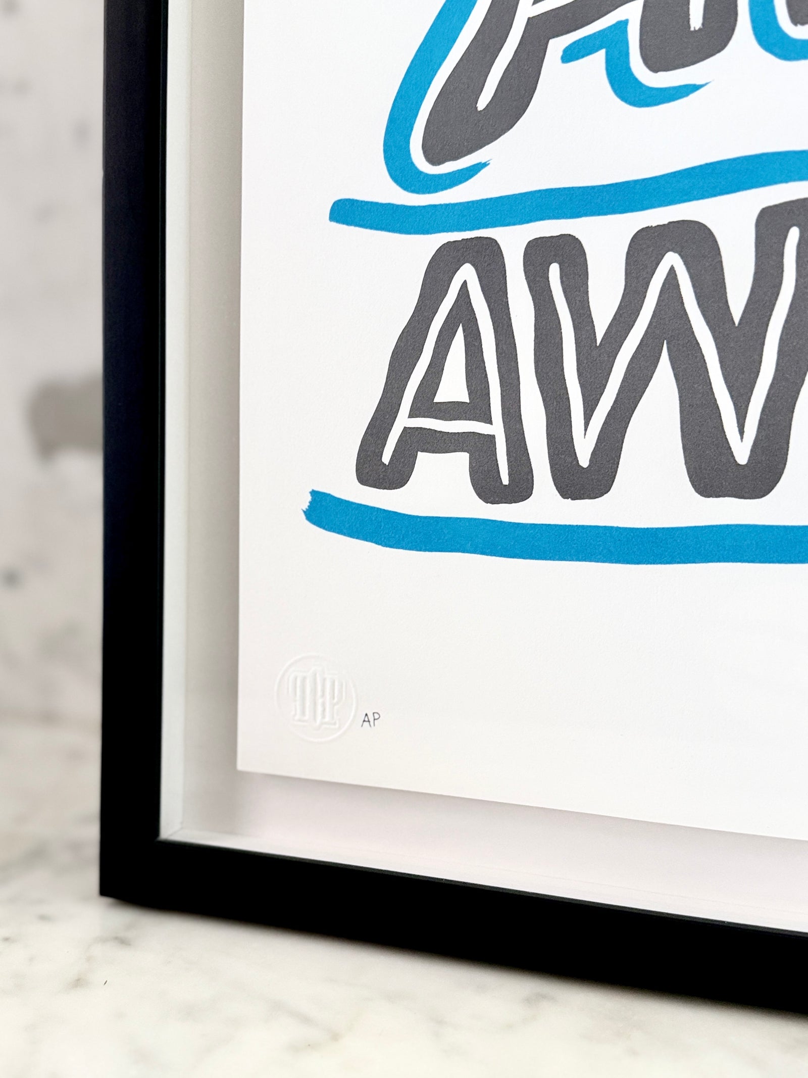 Never Perfect But Always Awesome - Framed by Ornamental Conifer-Artist Limited Editions-Poster Child Prints