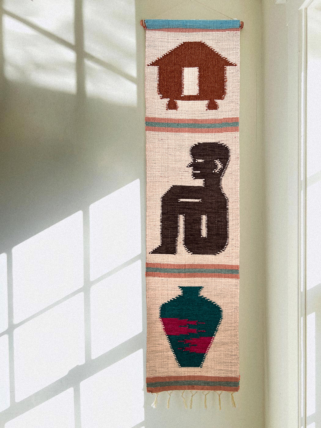 Textile Ladder Three by Found Art-Found Art-Poster Child Prints
