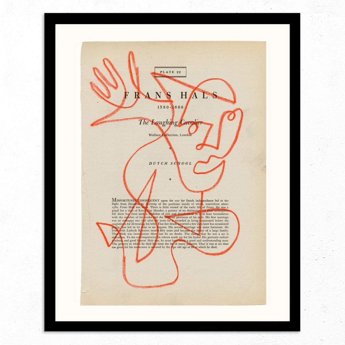 Frans Hals by Jessalyn Brooks-Original Artwork-Poster Child Prints