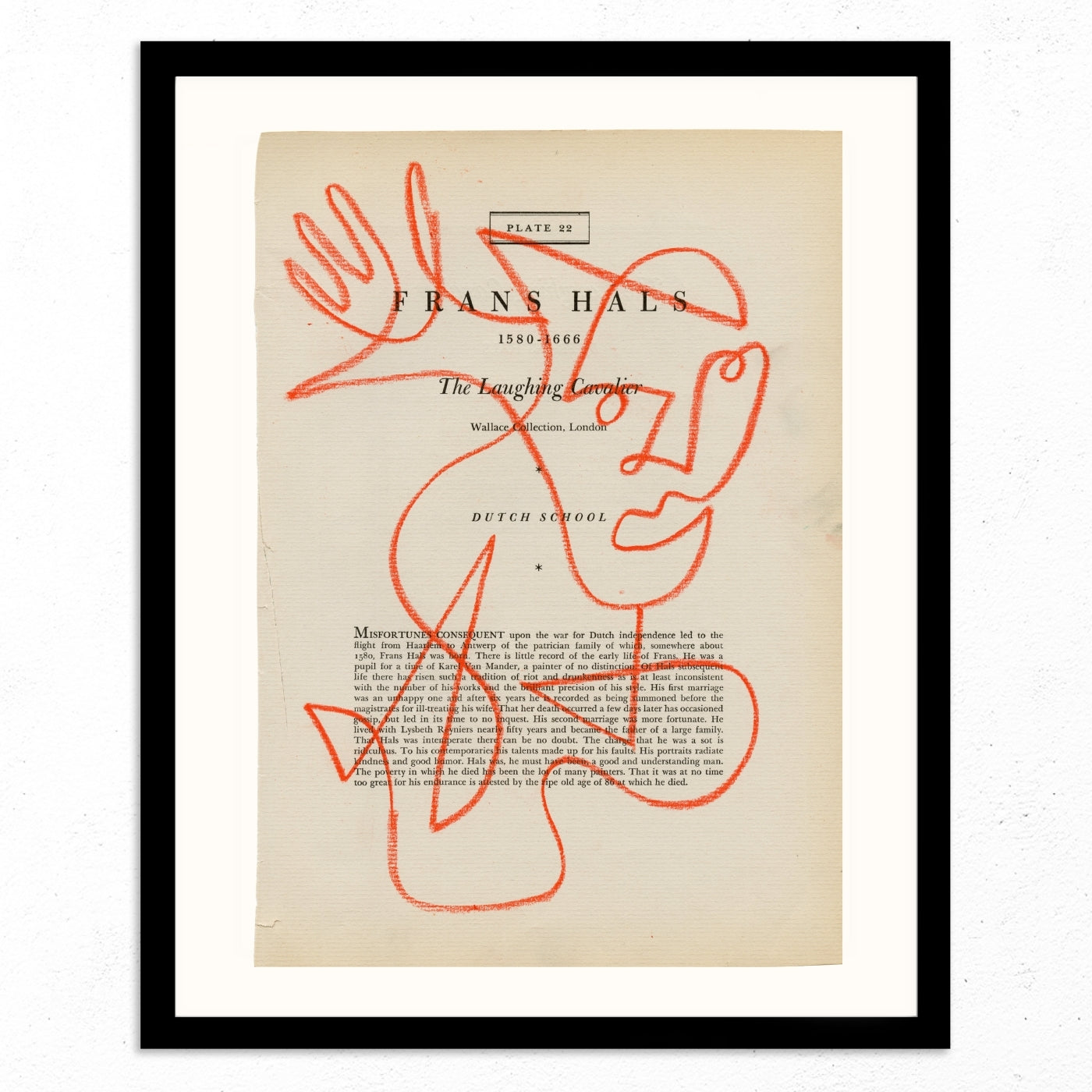 Frans Hals by Jessalyn Brooks-Original Artwork-Poster Child Prints