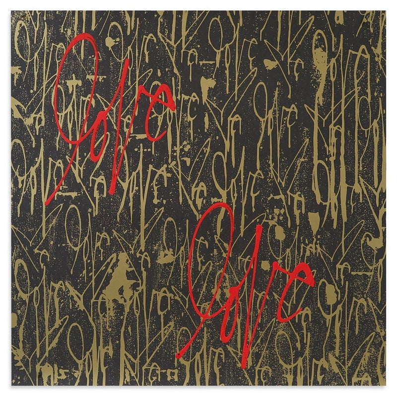 Untitled Gold, Artist Edition by Curtis Kulig-Artist Edition-Poster Child Prints