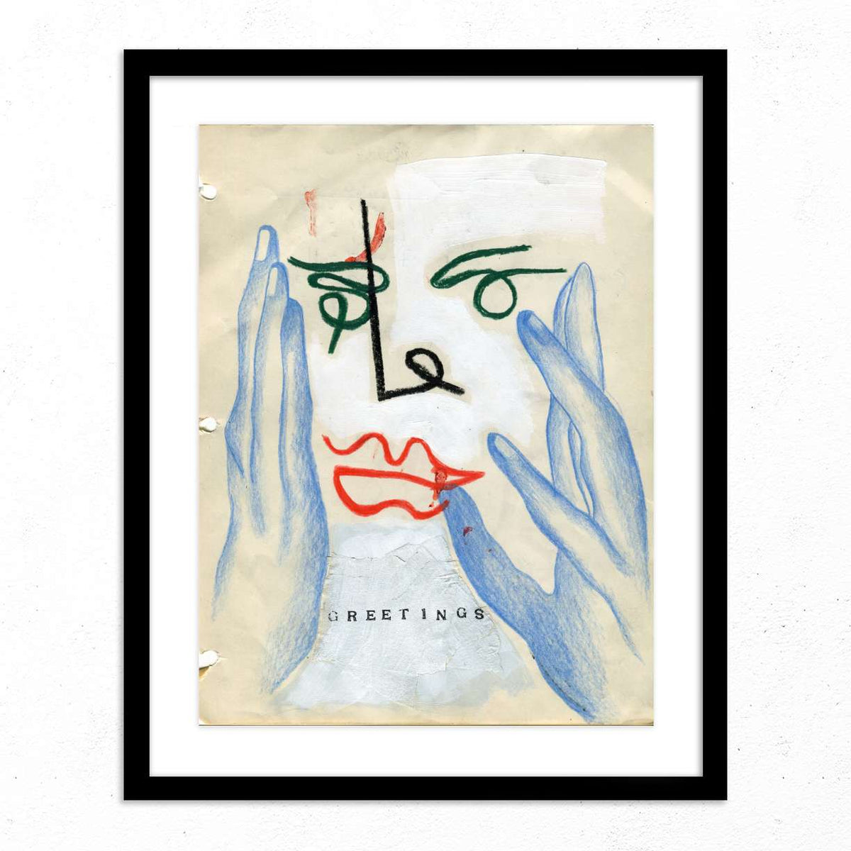 Greetings 1 by Jessalyn Brooks-Original Artwork-Poster Child Prints