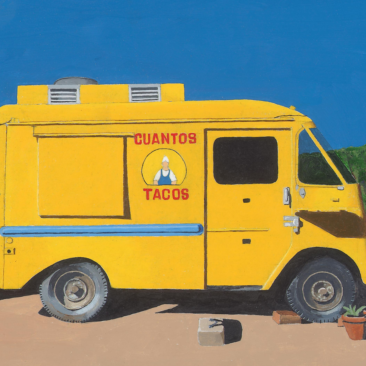 Yellow Taco Truck by Horace Panter-Giclée Print-Poster Child Prints