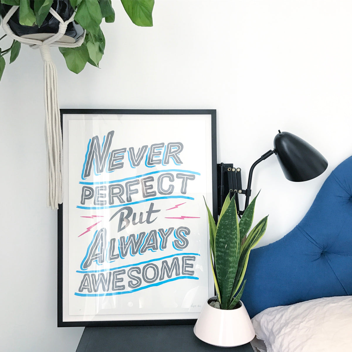 Never Perfect But Always Awesome by Ornamental Conifer | Artist Limited Editions | Poster Child Prints