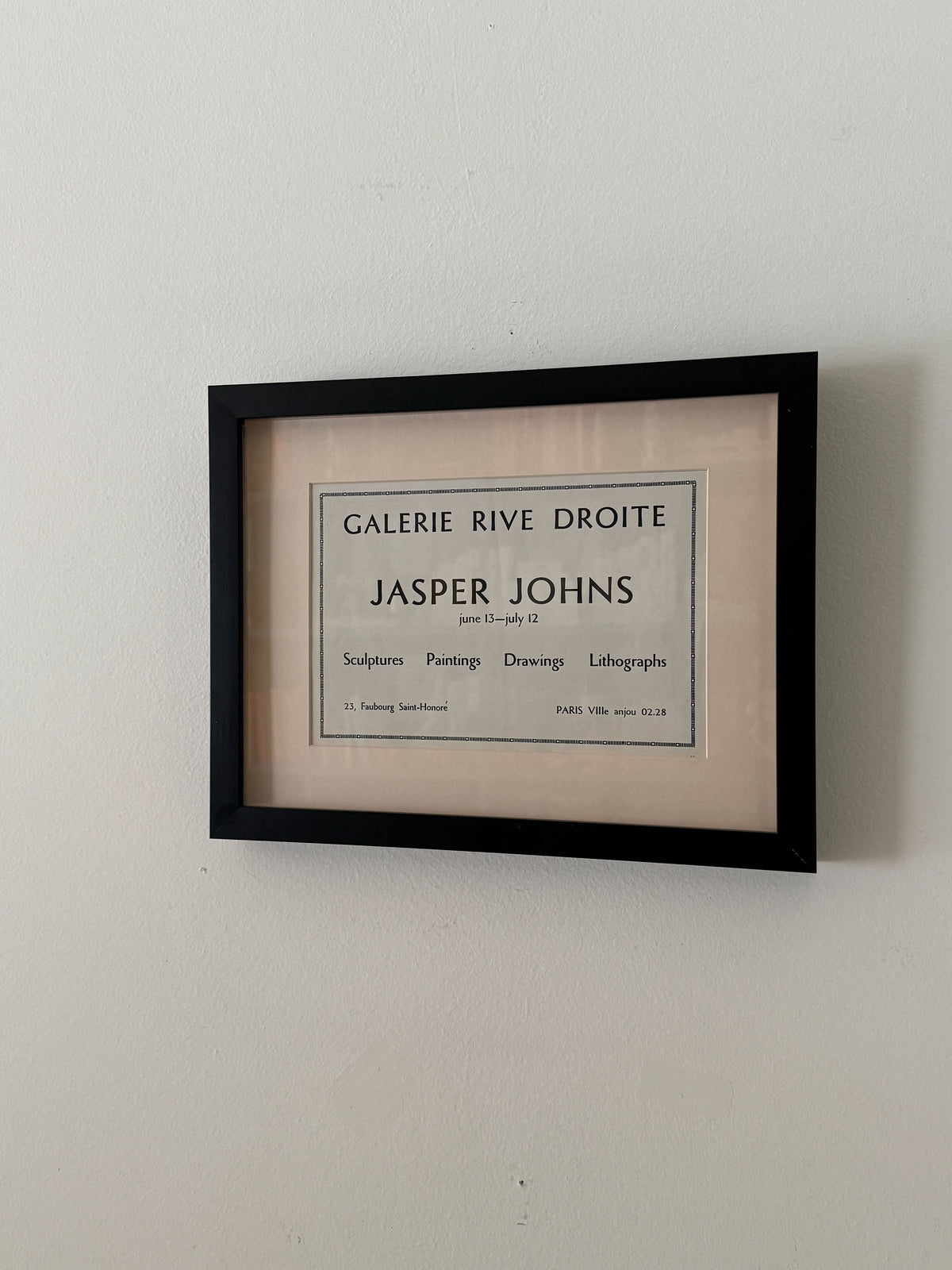 Jasper Johns - Galerie Rive Droite