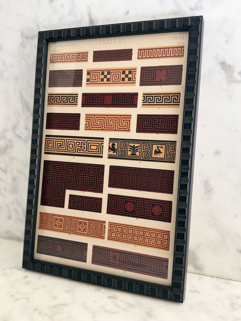Greek Key No. 1 by Found Art-Found Art-Poster Child Prints