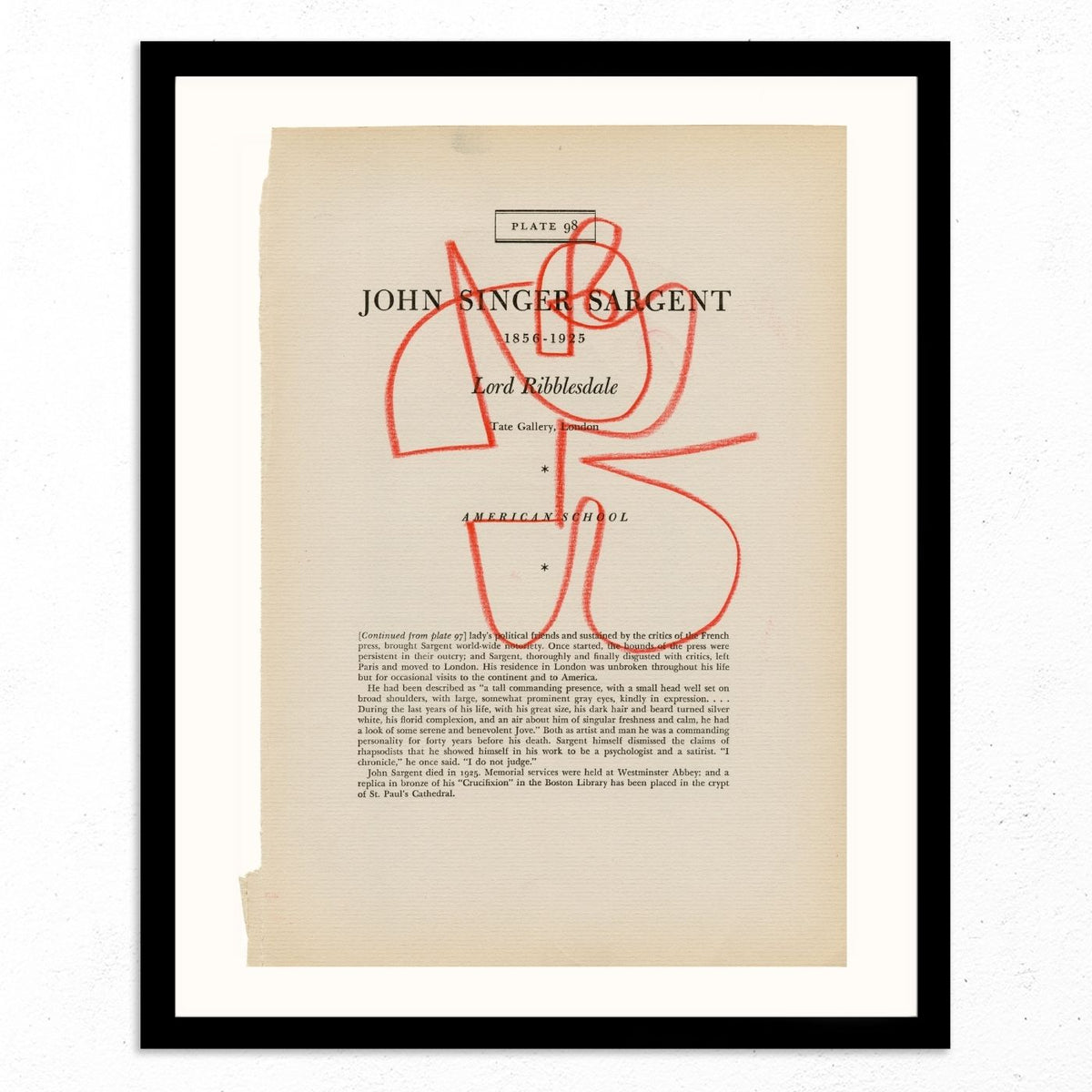 John Singer Sargent by Jessalyn Brooks-Original Artwork-Poster Child Prints