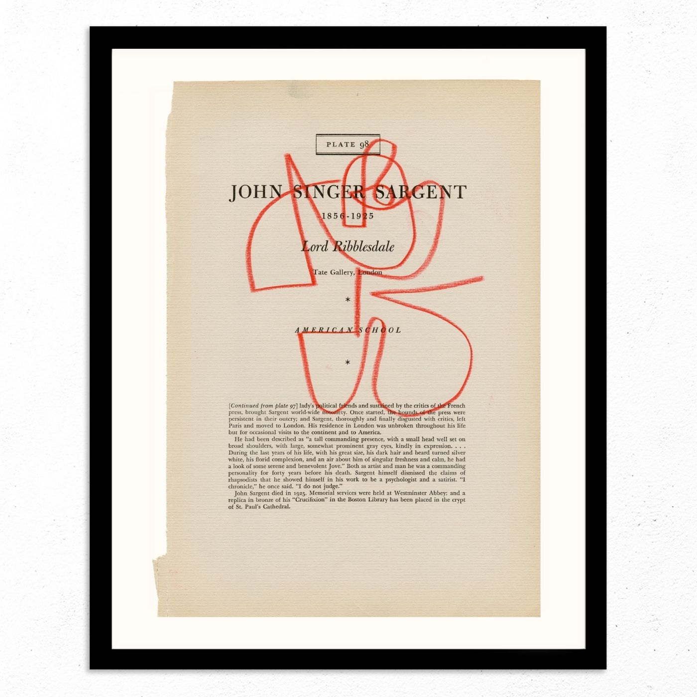John Singer Sargent by Jessalyn Brooks-Original Artwork-Poster Child Prints